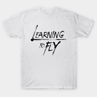 Learning to fly Flying Airplane Pilot Aviator T-Shirt